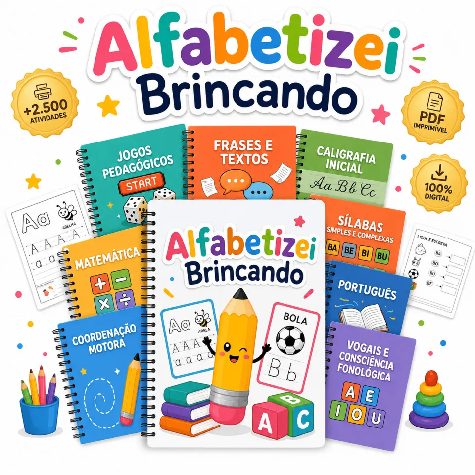 Kit Alfabetizei Brincando